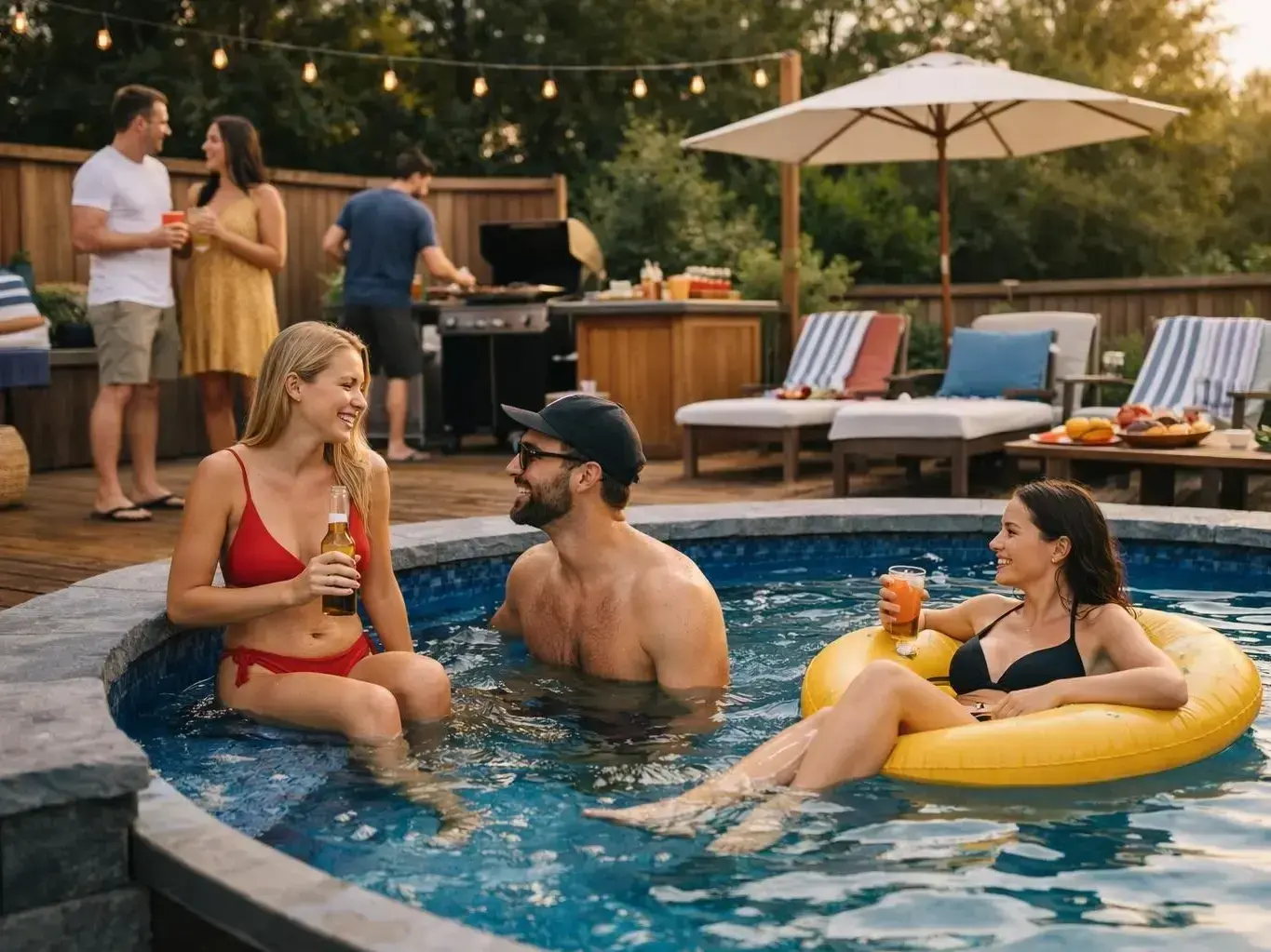 Trevi Pools and Spas service area covering Kelowna, British Columbia and surrounding neighborhoods