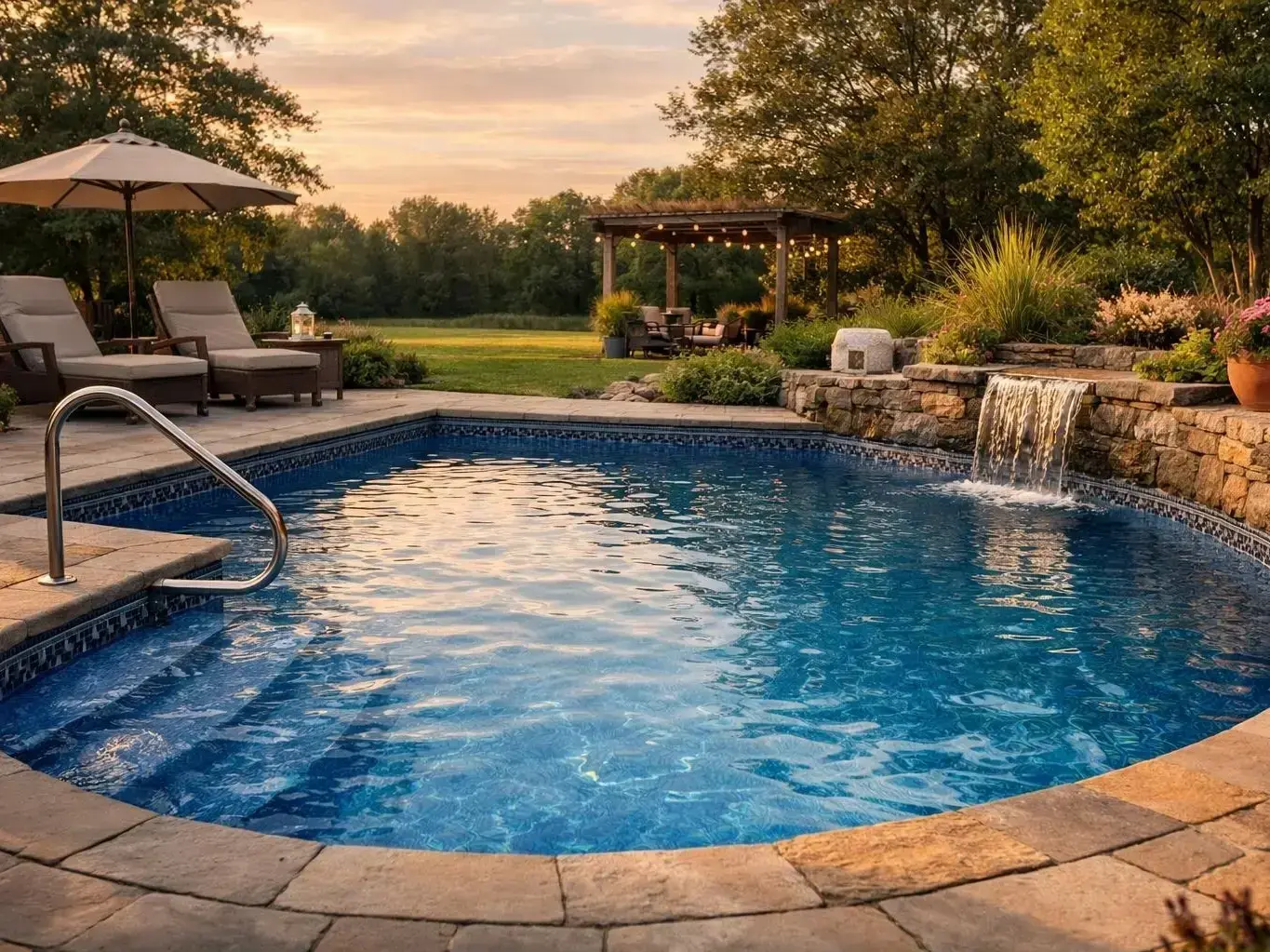 Professional Pool Liners (Sales &amp; Replacement) services by Trevi Pools and Spas in Kelowna, British Columbia &mdash; licensed Swimming Pool Service provider