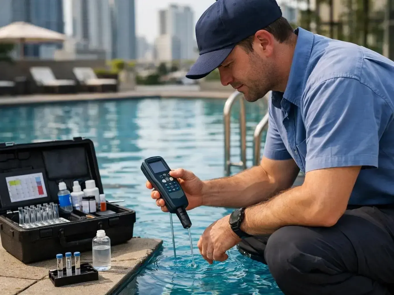 Professional Water Testing &amp; Pool Chemicals services by Trevi Pools and Spas in Kelowna, British Columbia &mdash; licensed Swimming Pool Service provider